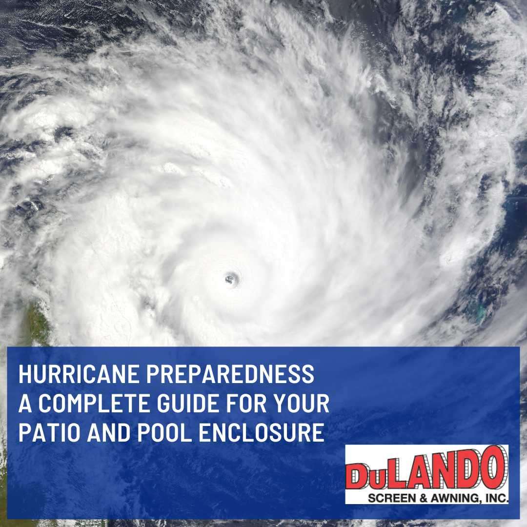 hurricane preparedness for patio and pool enclosure