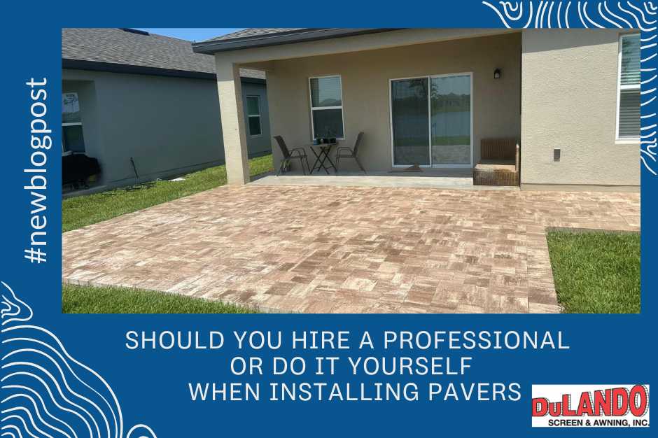 installing patio pavers