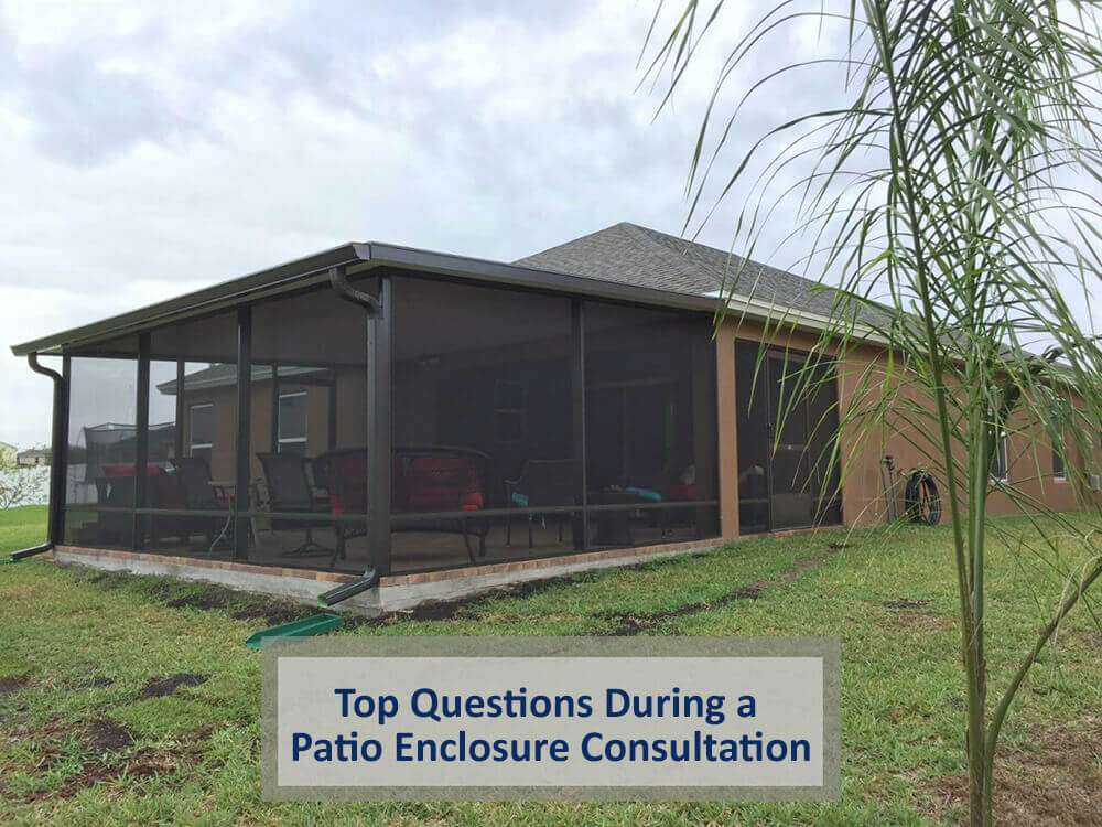 Patio Enclosure Consultation