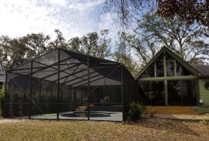 gable style pool enclosure
