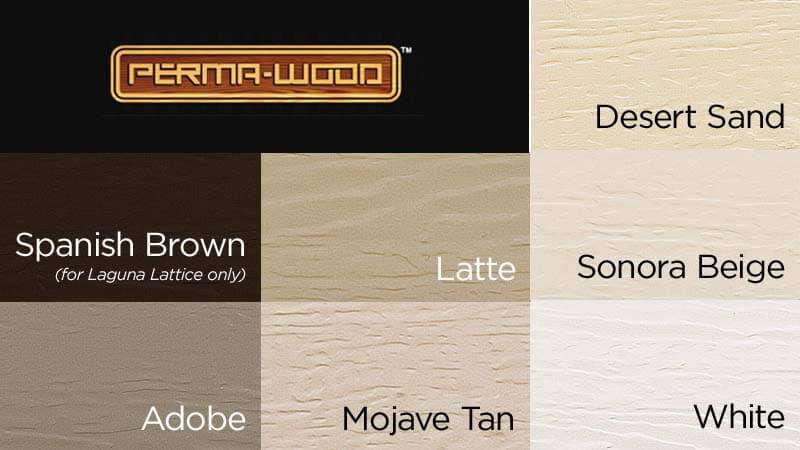 Perma-Wood Color Options