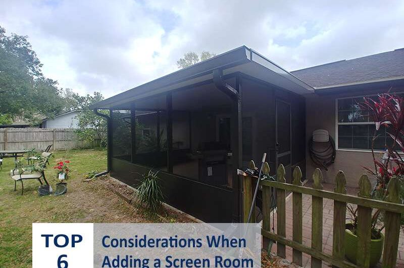 Adding a Screen Room