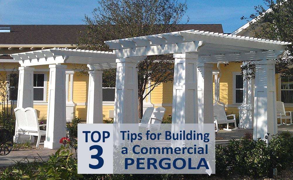 commercial pergola