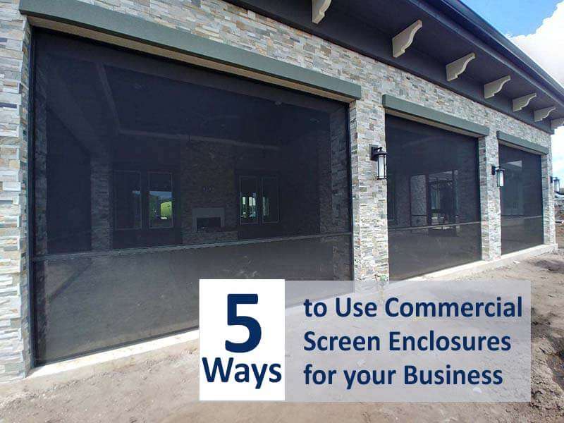 commercial screen enclosures
