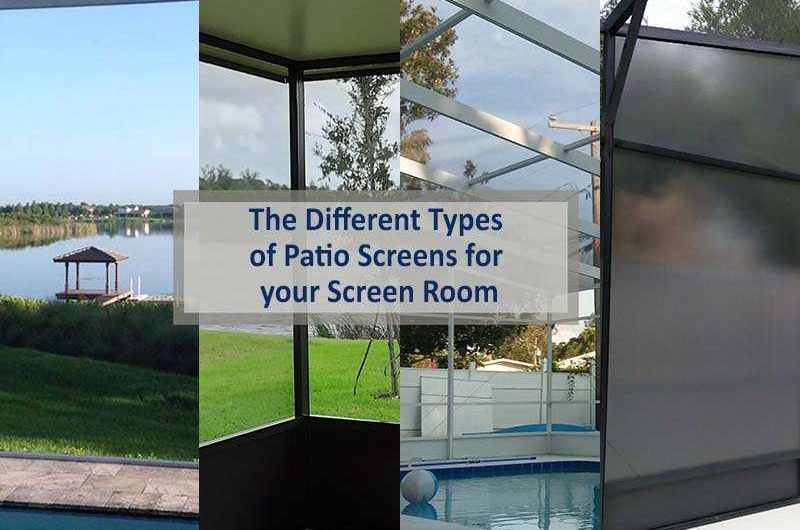 different types of patio screens