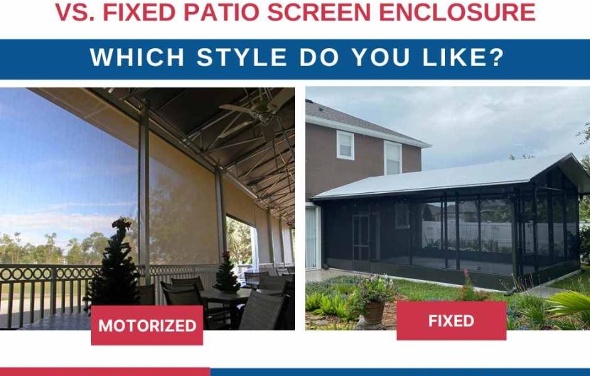 Motorized Retractable Screen