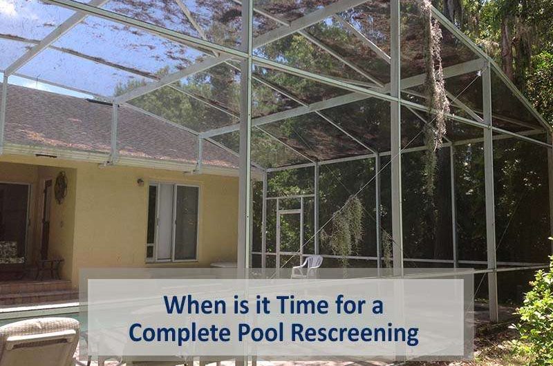pool rescreening