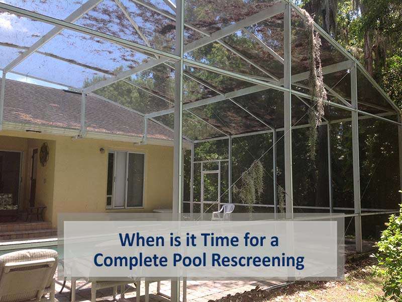 pool rescreening