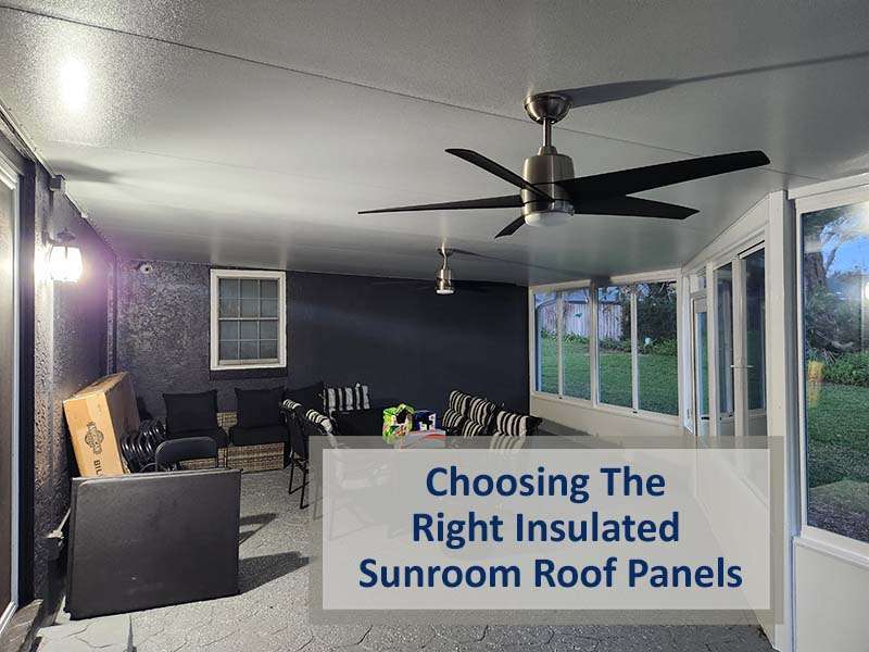 Sunroom Roof Panels