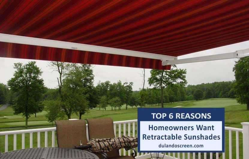 retractable sunshades
