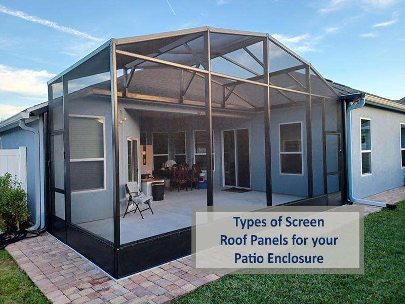 screen roof panels