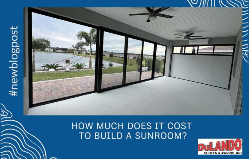 Cost to Build a Sunroom
