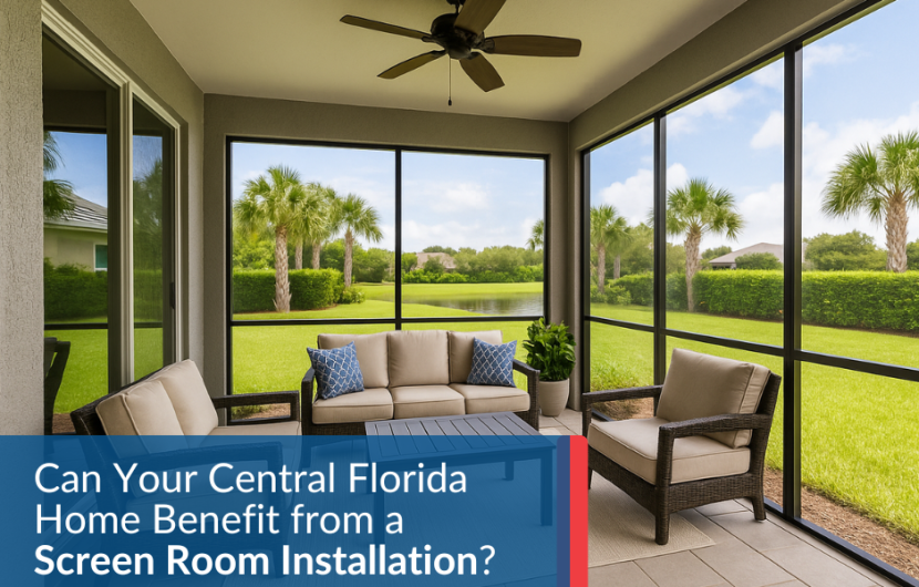 Screen Room Installation